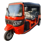 Three-row electric tuktuk