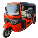 Three-row electric tuktuk